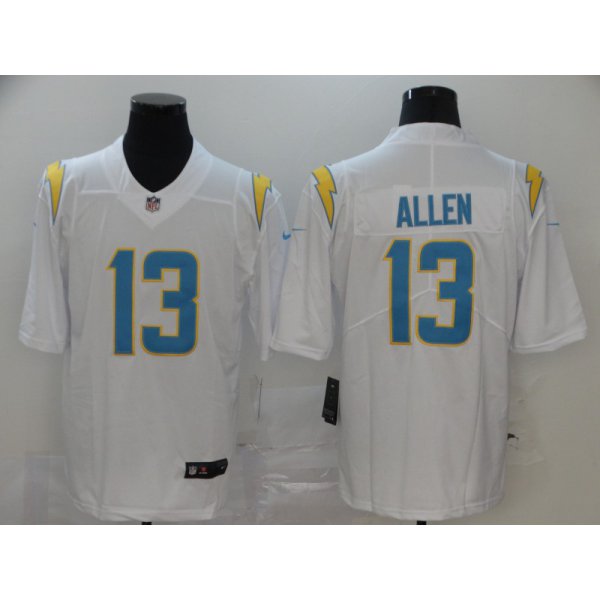 Men's Los Angeles Chargers #13 Keenan Allen White 2020 NEW Vapor Untouchable Stitched NFL Nike Limited Jersey