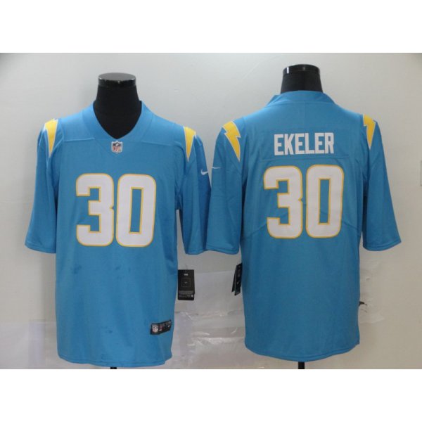 Men's Los Angeles Chargers #30 Austin Ekeler Light Blue 2020 NEW Vapor Untouchable Stitched NFL Nike Limited Jersey