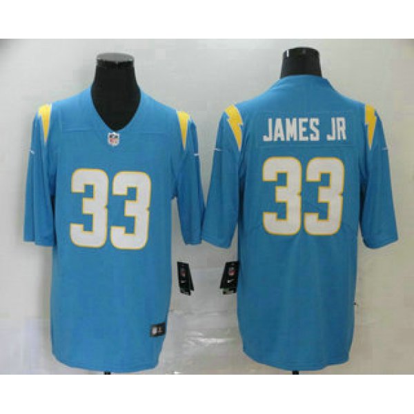 Men's Los Angeles Chargers #33 Derwin James Jr Light Blue 2020 NEW Vapor Untouchable Stitched NFL Nike Limited Jersey