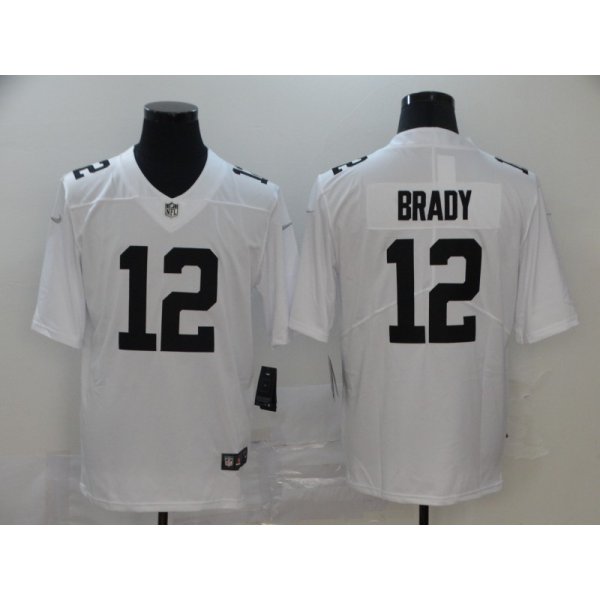 Men's Tampa Bay Buccaneers #12 Tom Brady White 2020 Color Rush Fashion NFL Nike Limited Jersey