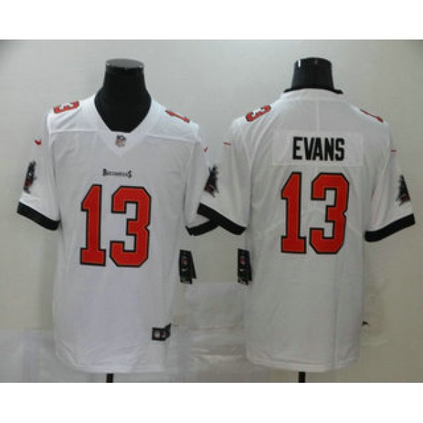 Men's Tampa Bay Buccaneers #13 Mike Evans White 2020 NEW Vapor Untouchable Stitched NFL Nike Limited Jersey