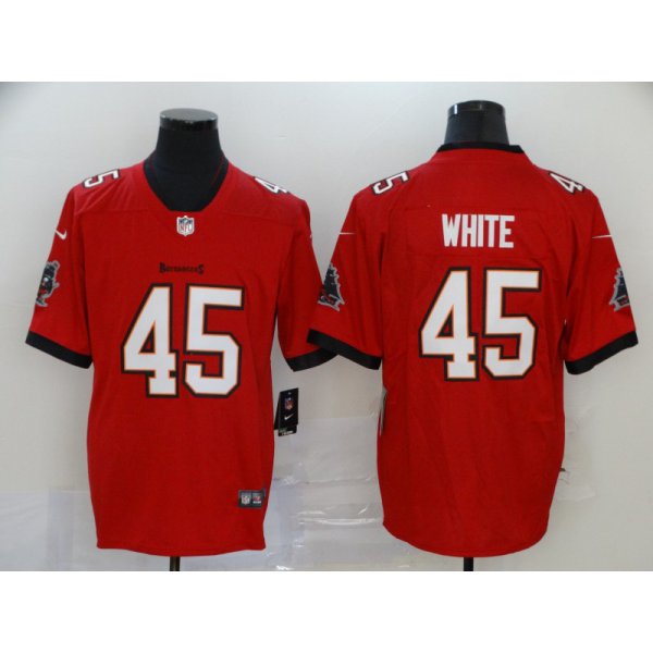 Men's Tampa Bay Buccaneers #45 Devin White Red 2020 NEW Vapor Untouchable Stitched NFL Nike Limited Jersey