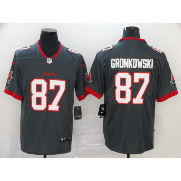 Men's Tampa Bay Buccaneers #87 Rob Gronkowski 2020 NEW Vapor Untouchable Stitched NFL Nike Limited Jersey
