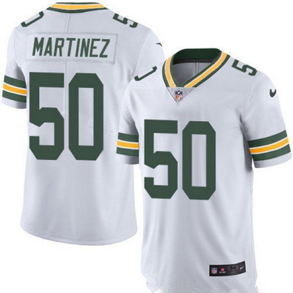 Men's Green Bay Packers #50 Blake Martinez White 2016 Color Rush Stitched NFL Nike Limited Jersey