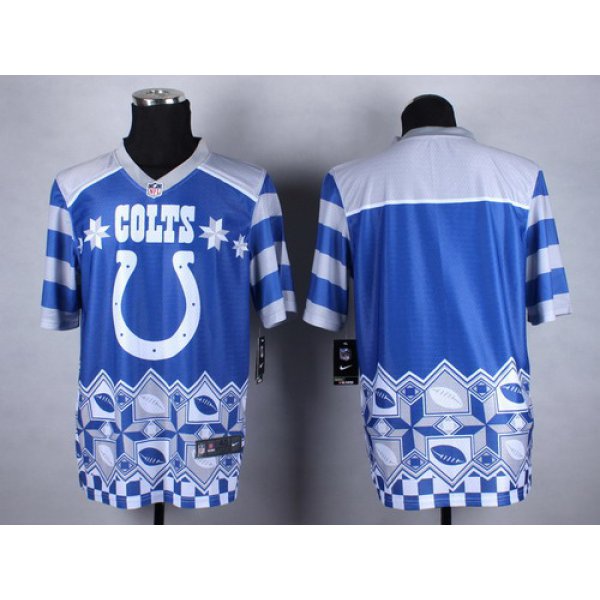 Nike Indianapolis Colts Blank 2015 Noble Fashion Elite Jersey