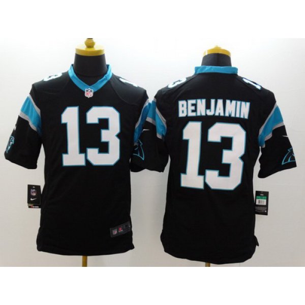 Nike Carolina Panthers #13 Kelvin Benjamin Black Limited Jersey