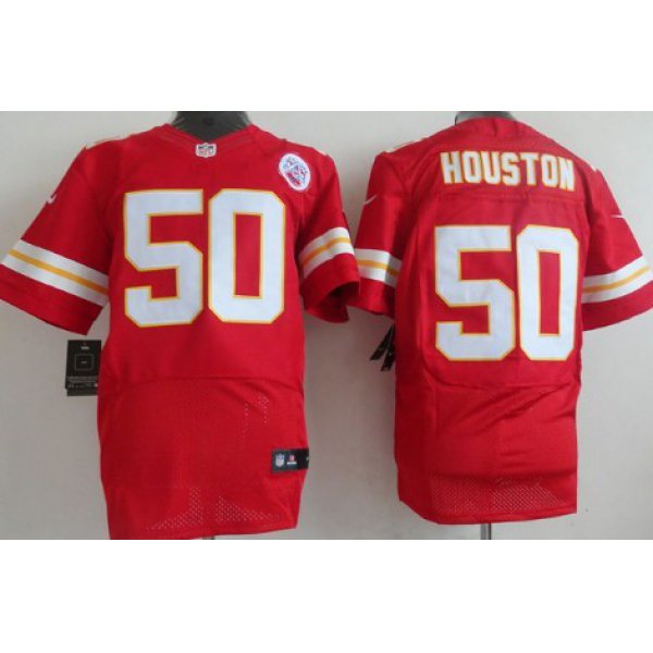 Nike Kansas City Chiefs #50 Justin Houston Red Elite Jersey