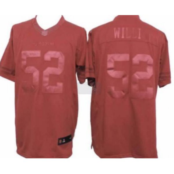 Nike San Francisco 49ers #52 Patrick Willis Drenched Limited Red Jersey