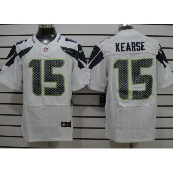 Nike Seattle Seahawks #15 Jermaine Kearse White Elite Jersey