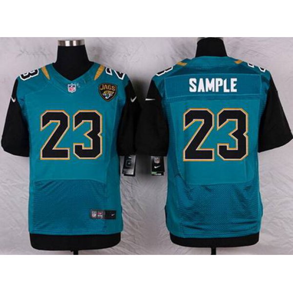 Men's Jacksonville Jaguars #23 Ames Sample Teal Green Alternate NFL Nike Elite Jersey