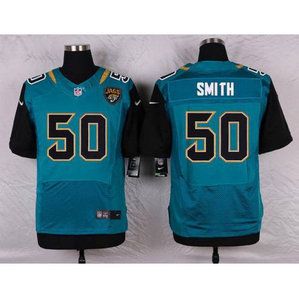 Men's Jacksonville Jaguars #50 Telvin Smith Teal Green Alternate NFL Nike Elite Jersey