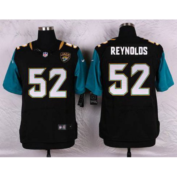 Men's Jacksonville Jaguars #52 LaRoy Reynolds Black Team Color NFL Nike Elite Jersey