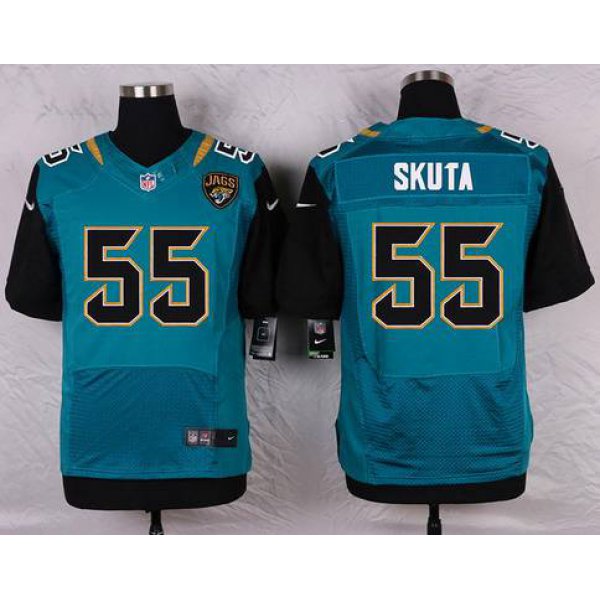 Men's Jacksonville Jaguars #55 Dan Skuta Teal Green Alternate NFL Nike Elite Jersey
