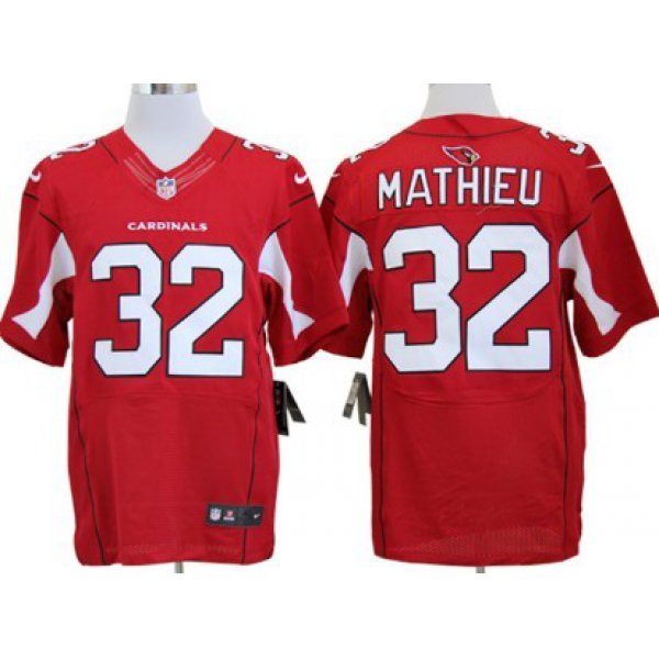 Nike Arizona Cardinals #32 Tyrann Mathieu Red Elite Jersey