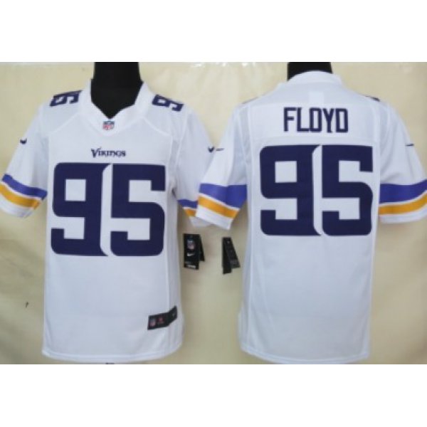 Nike Minnesota Vikings #95 Sharrif Floyd 2013 White Limited Jersey