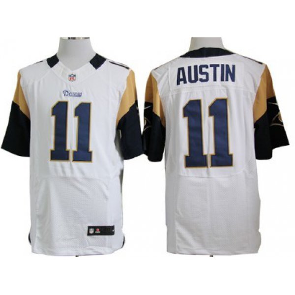 Nike St. Louis Rams #11 Tavon Austin White Elite Jersey