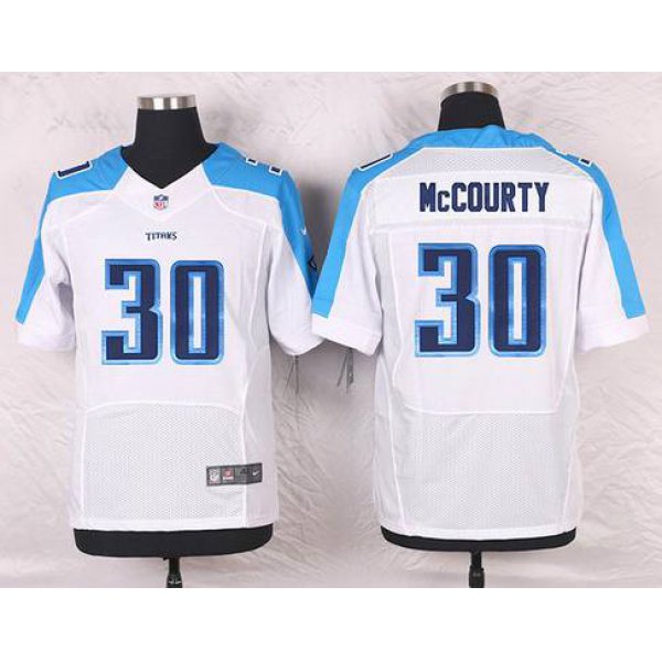 Men's Tennessee Titans #30 Jason McCourty White Road NFL Nike Elite Jersey