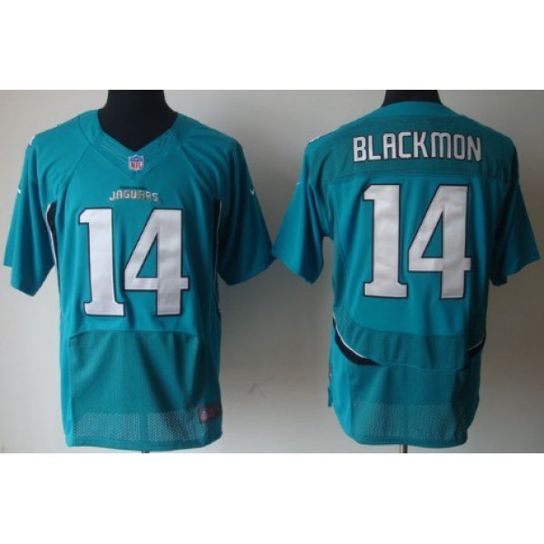 Nike Jacksonville Jaguars #14 Justin Blackmon Green Elite Jersey