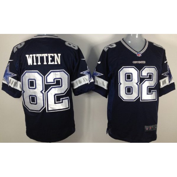 Nike Dallas Cowboys #82 Jason Witten Blue Game Jersey