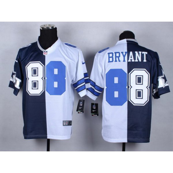 Nike Dallas Cowboys #88 Dez Bryant Blue/White Two Tone Elite Jersey
