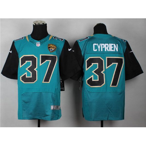 Nike Jacksonville Jaguars #37 Johnathan Cyprien 2013 Green Elite Jersey