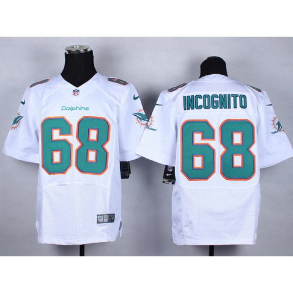 Nike Miami Dolphins #68 Richie Incognito 2013 White Elite Jersey