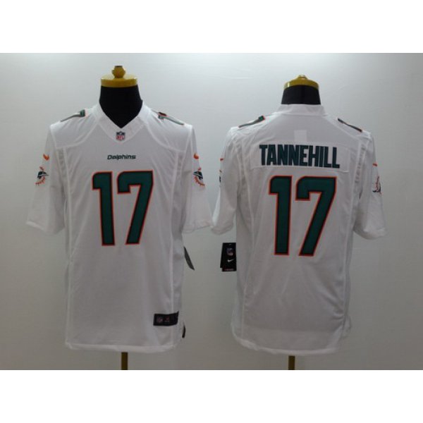 Nike Miami Dolphins #17 Ryan Tannehill 2013 White Limited Jersey