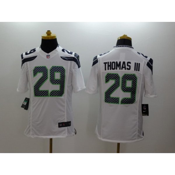 Nike Seattle Seahawks #29 Earl Thomas III White Limited Jersey