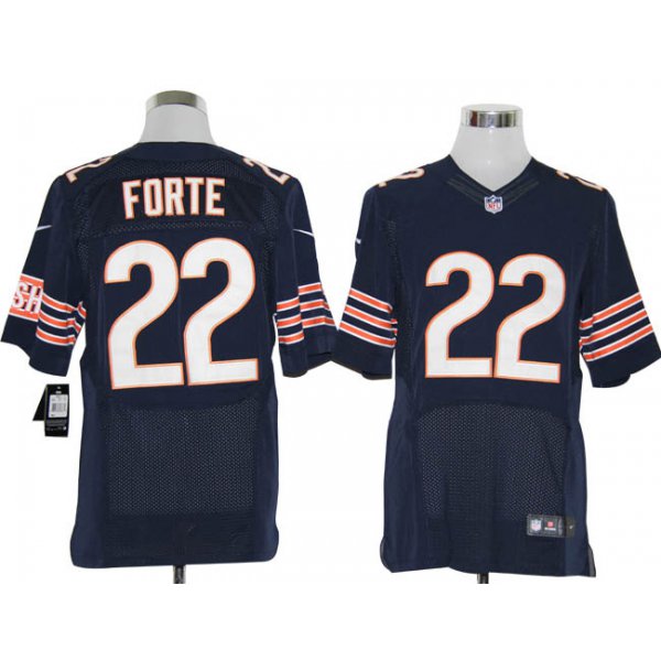 Size 60 4XL-Matt Forte Chicago Bears #22 Blue Stitched Nike Elite NFL Jerseys