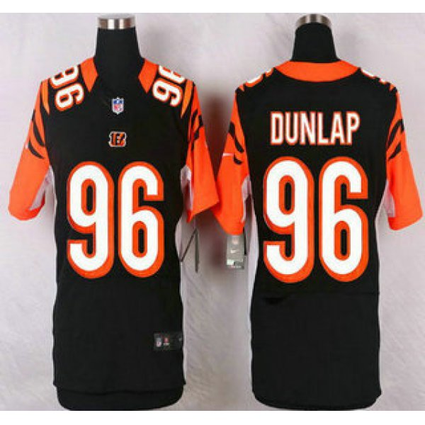 Cincinnati Bengals #96 Carlos Dunlap Black Team Color NFL Nike Elite Jersey