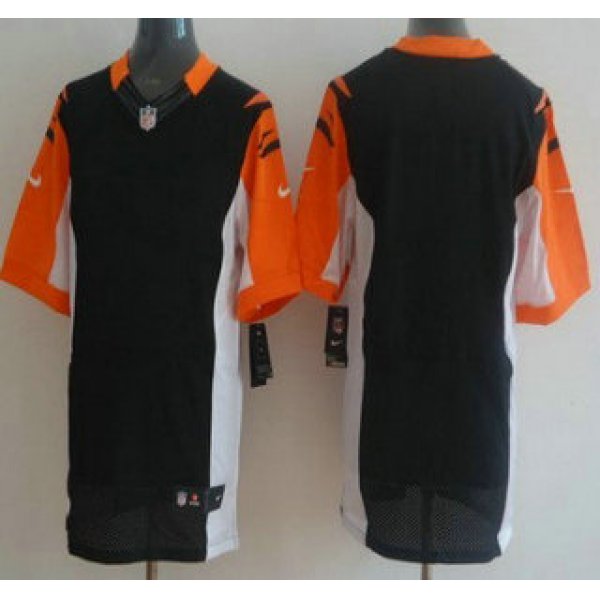 Cincinnati Bengals Blank Black Team Color NFL Nike Elite Jersey