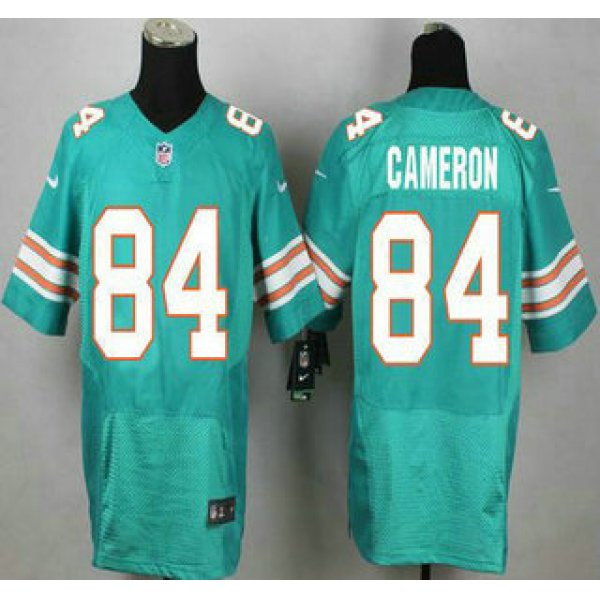 Miami Dolphins #84 Jordan Cameron Aqua Green Alternate 2015 NFL Nike Elite Jersey