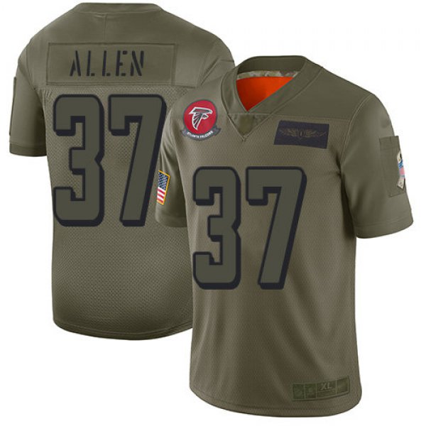 Nike Falcons #37 Ricardo Allen Camo Men's Stitched NFL Limited 2019 Salute To Service Jersey