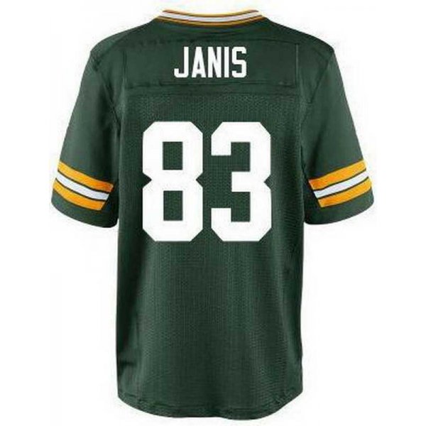 Men's Green Bay Packers #83 Jeff Janis Green Team Color NFL Nike Elite Jersey