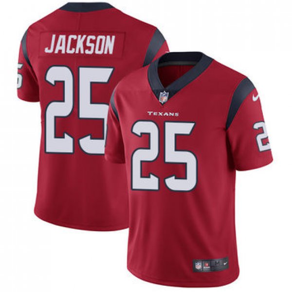 Nike Houston Texans #25 Kareem Jackson Red Alternate Men's Stitched NFL Vapor Untouchable Limited Jersey