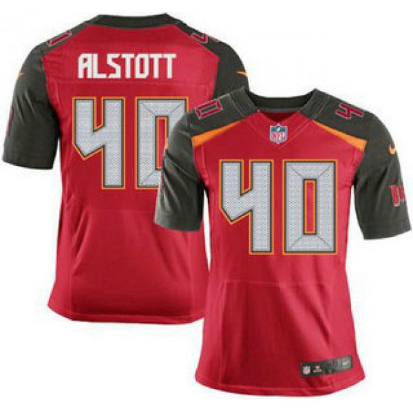 Men's Tampa Bay Buccaneers #40 Mike Alstott Red Retired Player NFL Nike Elite Jersey