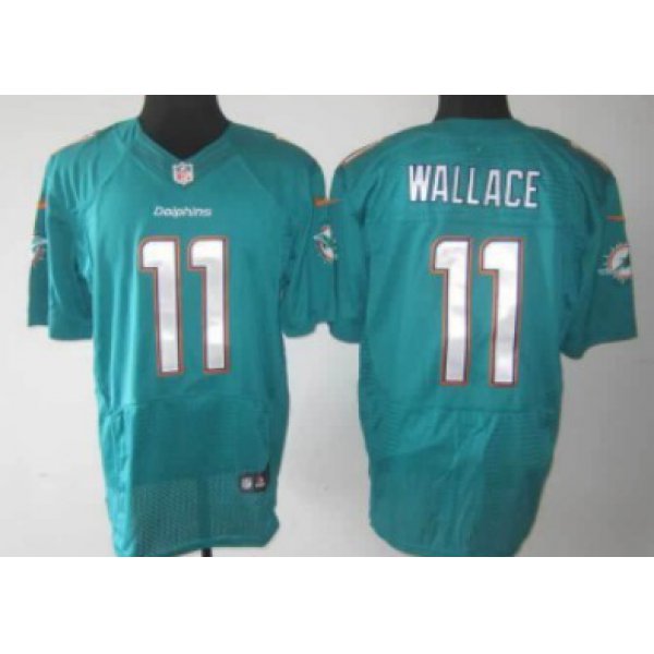 Nike Miami Dolphins #11 Mike Wallace 2013 Green Elite Jersey
