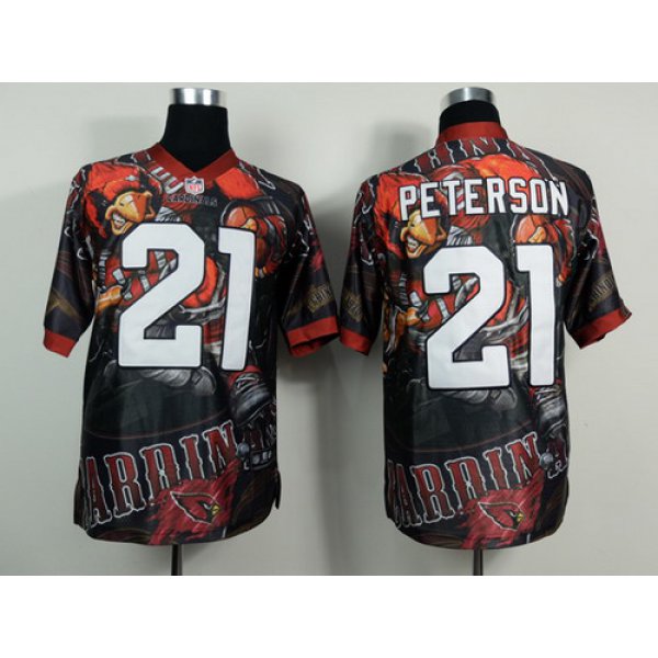 Nike Arizona Cardinals #21 Patrick Peterson 2014 Fanatic Fashion Elite Jersey