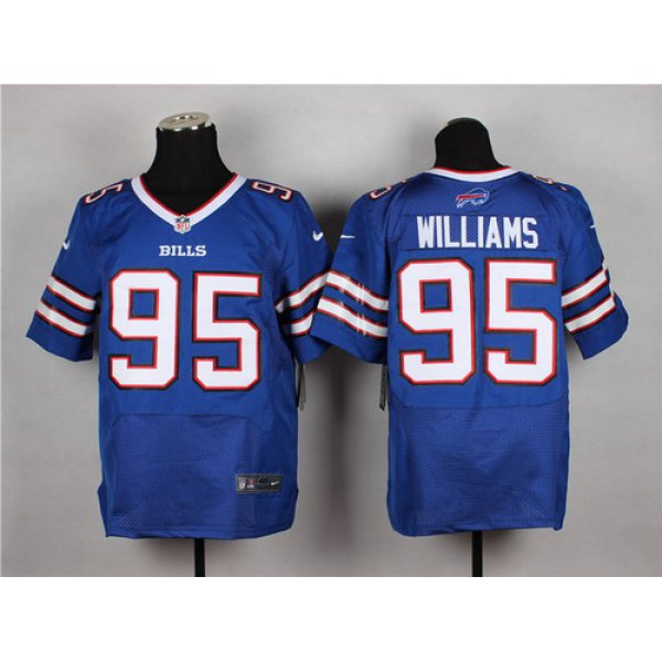 Nike Buffalo Bills #95 Kyle Williams 2013 Light Blue Elite Jersey