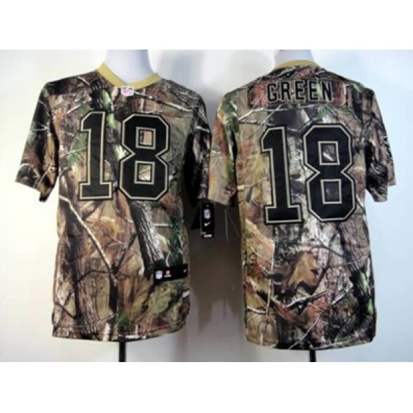 Nike Cincinnati Bengals #18 A.J. Green Realtree Camo Elite Jersey