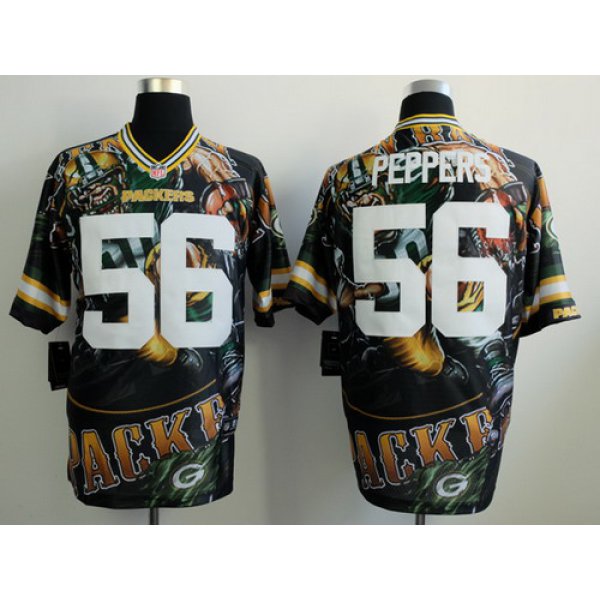 Nike Green Bay Packers #56 Julius Peppers 2014 Fanatic Fashion Elite Jersey