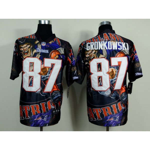 Nike New England Patriots #87 Rob Gronkowski 2014 Fanatic Fashion Elite Jersey