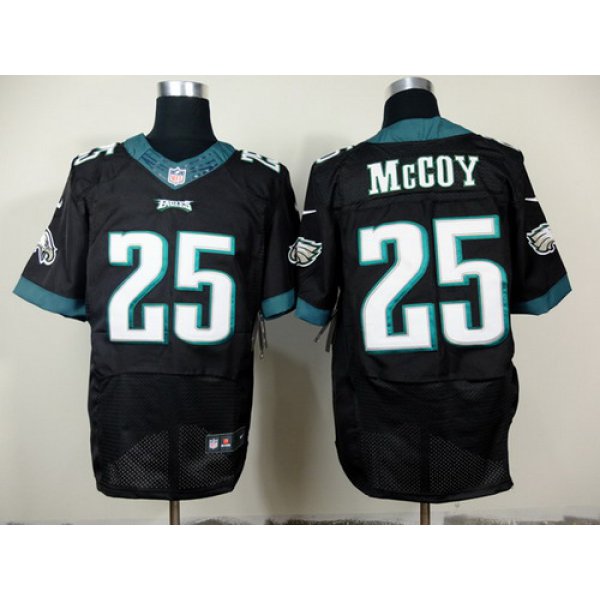 Nike Philadelphia Eagles #25 LeSean McCoy 2014 Black Elite Jersey