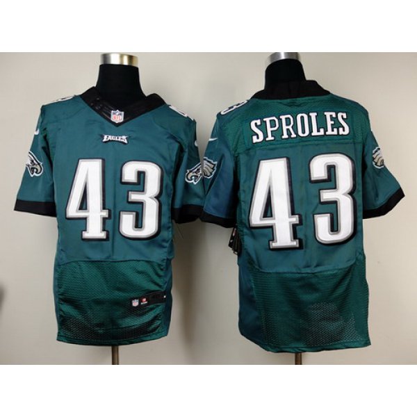 Nike Philadelphia Eagles #43 Darren Sproles 2014 Dark Green Elite Jersey