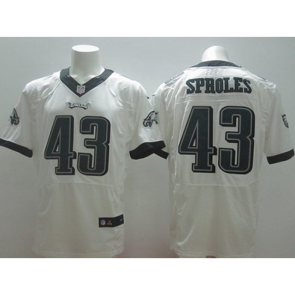 Nike Philadelphia Eagles #43 Darren Sproles 2014 White Elite Jersey
