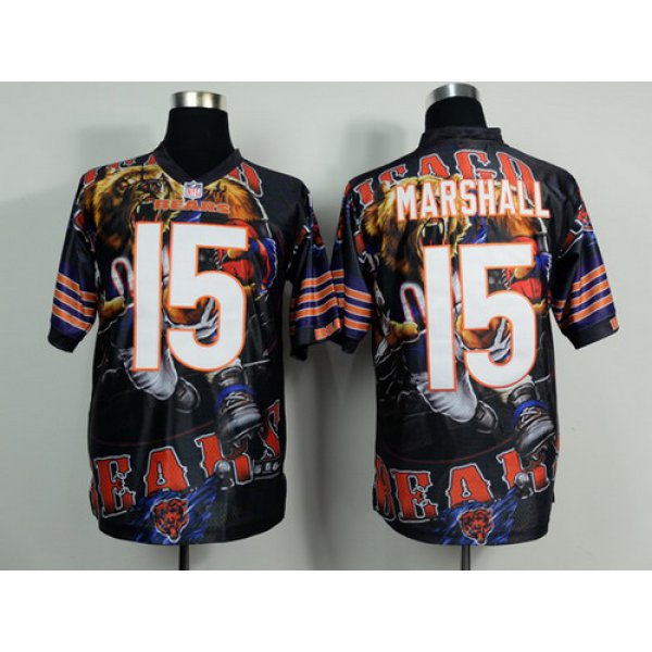 Nike Chicago Bears #15 Brandon Marshall 2014 Fanatic Fashion Elite Jersey