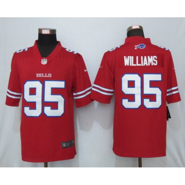 Nike Bills 95 Kyle Williams Red Color Rush Limited Jersey