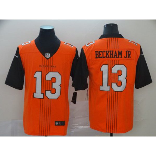 Nike Browns 13 Odell Beckham Jr. Brown City Edition Vapor Untouchable Limited Jersey