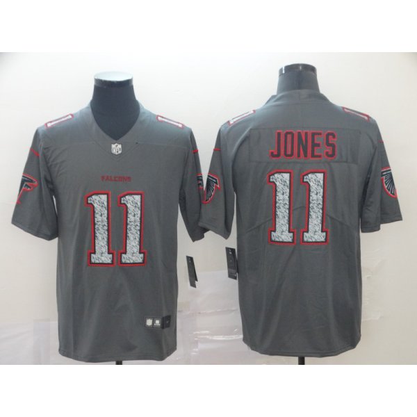 Nike Falcons 11 Julio Jones Gray Camo Vapor Untouchable Limited Jersey
