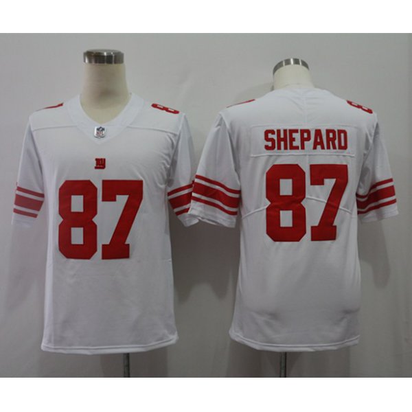 Nike Giants 87 Sterling Shepard White Vapor Untouchable Limited Jersey